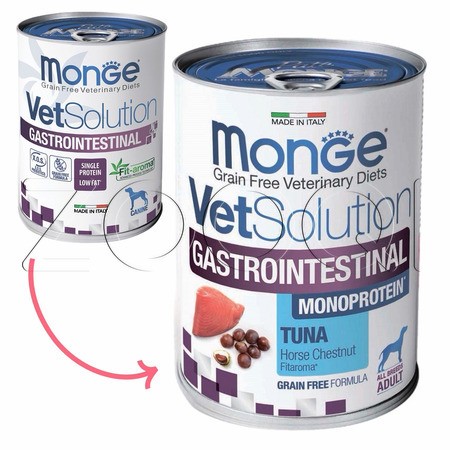 Консерва Monge VetSolution Dog Gastrointestinal для собак (тунец), 400 г
