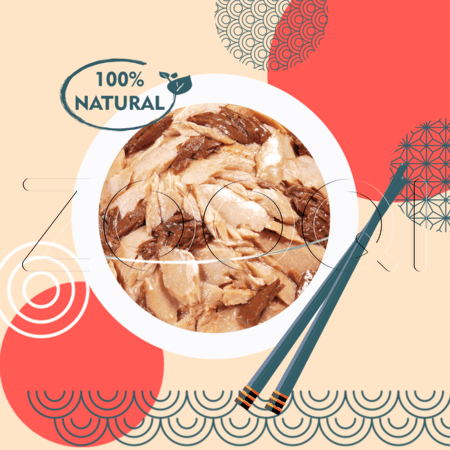 Пауч INABA CIAO Kinnodashi для кошек (тунец Магуро и Кацуо, морской гребешок), 60 г