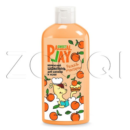 Animal Play Sweet Шампунь бережный «Персиковый марципан» для щенков и котят, 300 мл