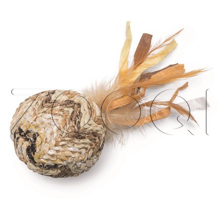 Beeztees Игрушка «Мячик Tuxa» для кошек, 10x5x4 см