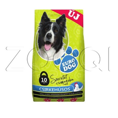 Eurodog для собак всех пород с курицей, 10 кг