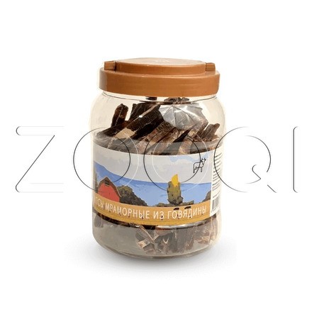 Nord Farm Лакомство Стрипсы мраморные из говядины для собак, 700 г