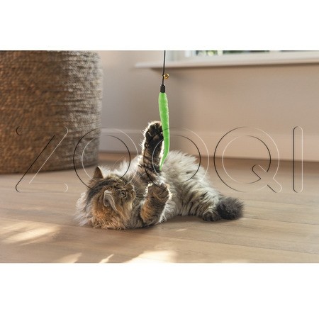Beeztees Удочка «Гусеница» для кошек, в ассортименте, 48 см