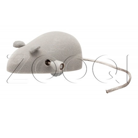 TRIXIE Игрушка в виде заводной мыши для кошки (серый), пластик/войлок, 7 см
