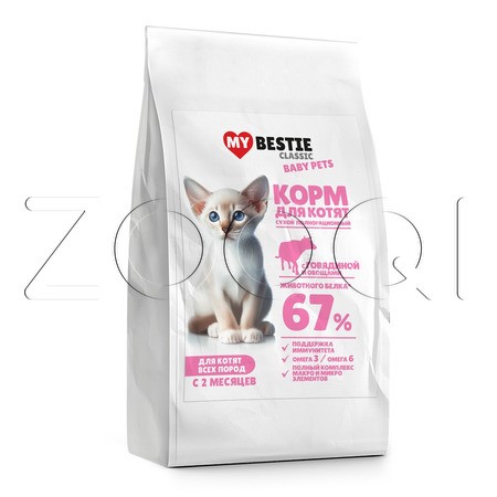Корм MуBestie Classic для котят (говядина, овощи)