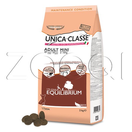 Unica Classe Mini Equilibrium с ягнёнком для собак мелких пород