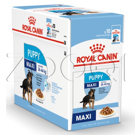 Royal Canin Maxi Puppy (кусочки в соусе), 140 г