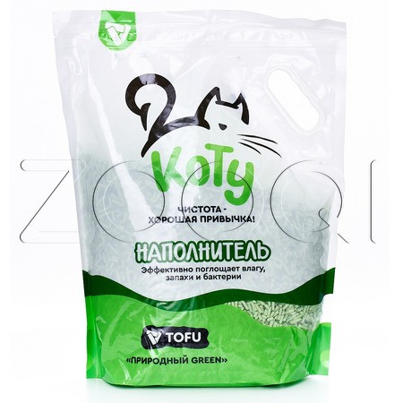 КОТУ Наполнитель TOFU «Природный GREEN»