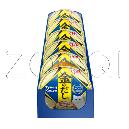 Консерва INABA CIAO Kinnodashi Cup для кошек (тунец Кацуо), 70 г