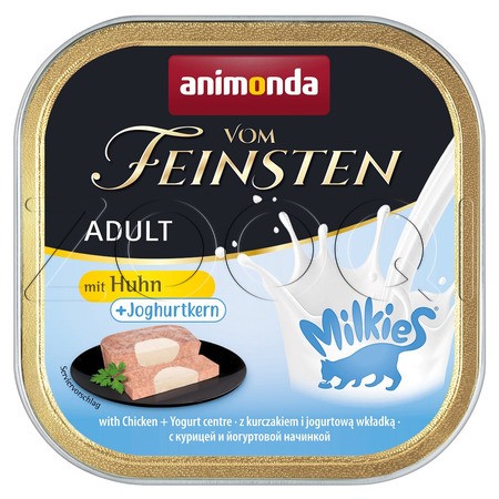 Vom Feinsten Adult Milkies (с курицей и йогуртовой начинкой), 100 г