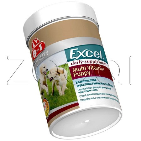 8 in 1 Excel Multi Vitamin Puppy Мультивитамины для щенков, 100 шт
