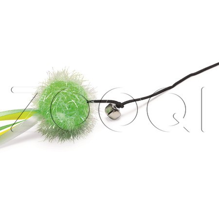 Beeztees Удочка «Шарик с лентой» для кошек, в ассортименте, 47 см