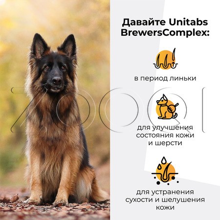 Unitabs BrewersComplex с пивными дрожжами для крупных собак