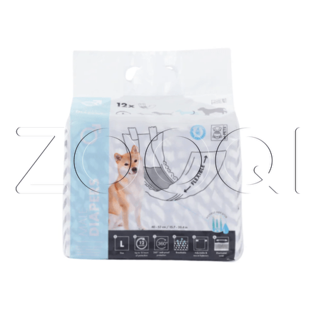 M-PETS Пояс одноразовый для кобелей, 12 шт