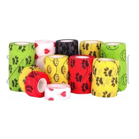 VitaVet Care Бинт самофиксирующийся с рисунком, горький, в ассортим