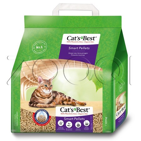 Cat's Best Smart Pellet Наполнитель древесный для длинношерстных кошек