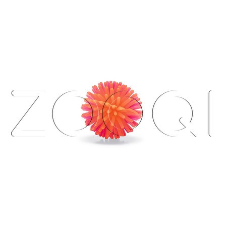 Beeztees Резиновый мяч с шипами для кошек, в ассортименте, 4 см