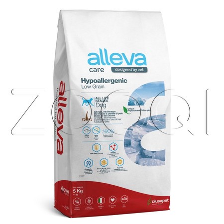 Корм Alleva Care Hypoallergenic Low Grain для собак