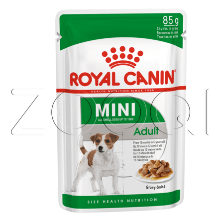 Royal Canin Mini Adult (мелкие кусочки в соусе), 85 г