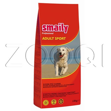 Smaily Professional Adult Sport для взрослых активных собак всех пород (птица)