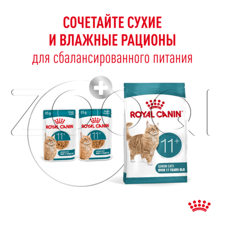 Пауч Royal Canin Ageing 11+ для кошек (кусочки в желе), 85 г