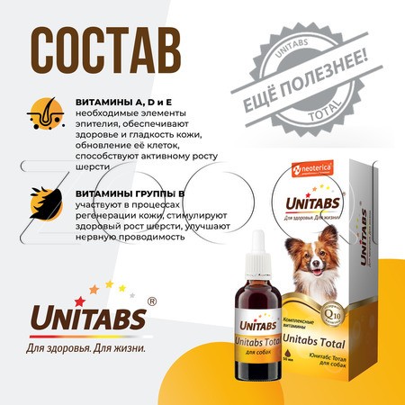 Unitabs Тотал для собак, 50 мл