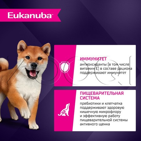 Корм Eukanuba для щенков (ягненок)