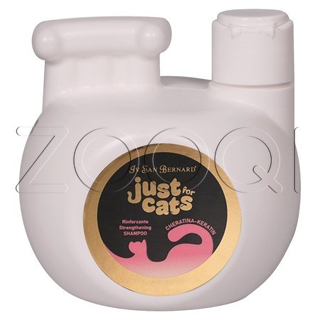 Iv San Bernard Восстанавливающий шампунь «Кератин» для любого типа шерсти кошек, 300 мл