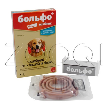 Больфо Ошейник для средних и крупных собак, 70 см