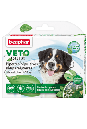 Beaphar Veto Pure Био-капли для крупных пород